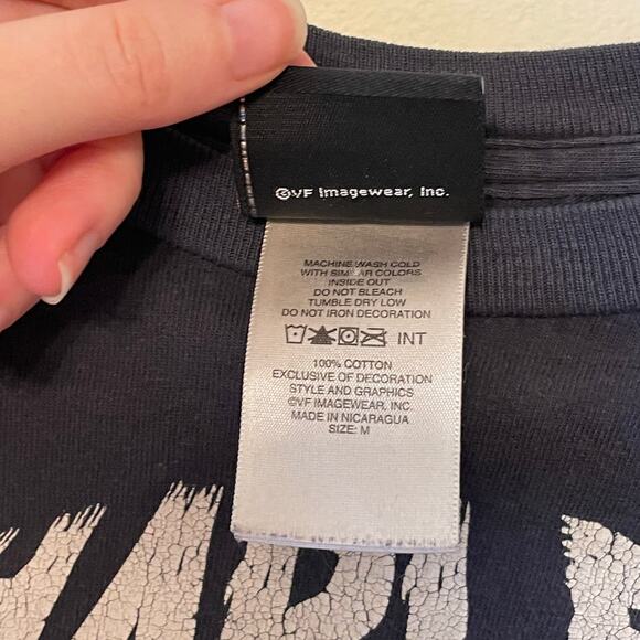 Harley-Davison M Athens, Ohio long sleeve t-shirt motorcycle casual punk gray - Picture 5 of 8